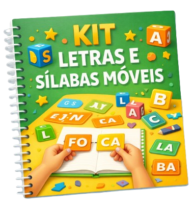 Kit Letras e Sílabas Móveis